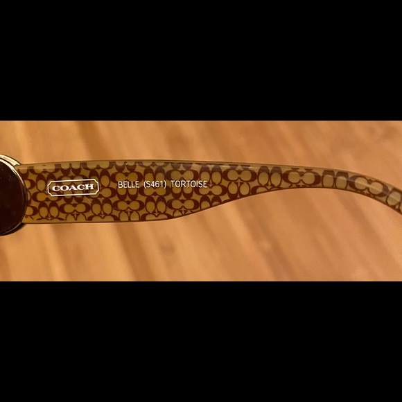 Coach Belle S461 tortoise Sunglasses New! - Picture 4 of 8